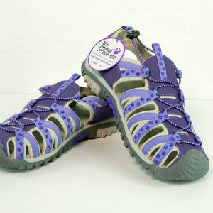 Animal Rescue Site Womens Sports Sandals Purple